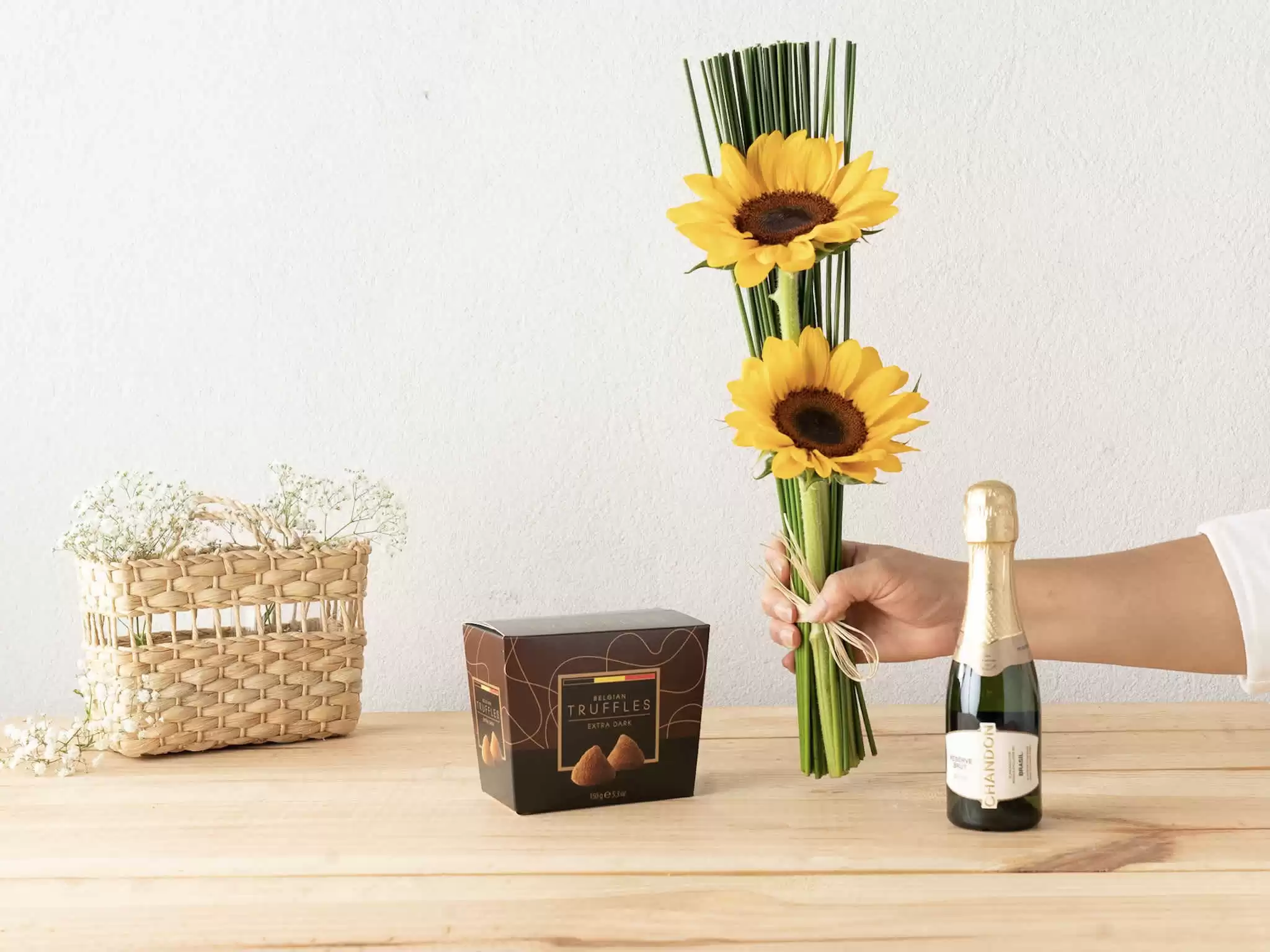 Girassois Trufas E Baby Chandon