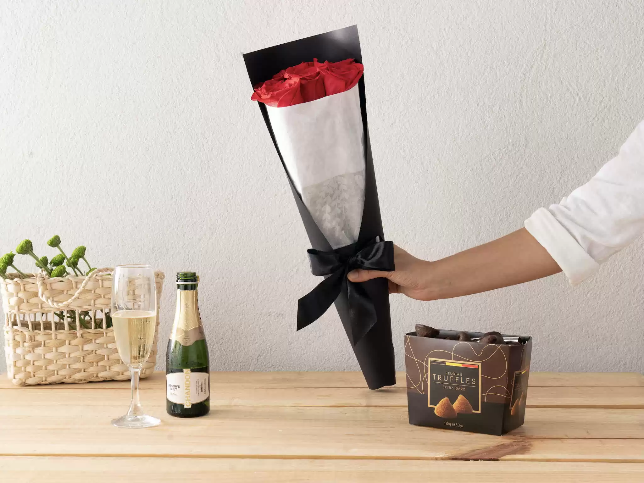 Forma De Amor Trufas E Baby Chandon